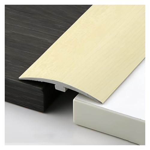 BPABDEITR Boden Tür Streifen Übergang, Selbstklebende Bodenübergangsleiste und Türteiler aus PVC for Lücken, Mehrfarbig, 90 cm/130 cm(Maple,90cm) von BPABDEITR