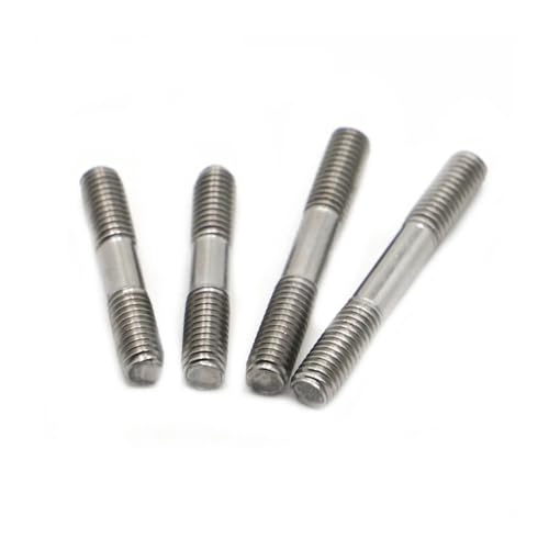 BPABDEITR Doppelseitige Gewindebolzenschrauben aus Edelstahl 304 M3-M10 16-100 mm(60mm M4 5pcs) von BPABDEITR