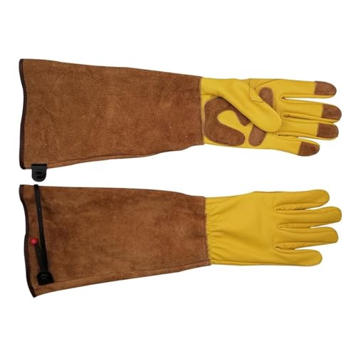 BPABDEITR Gartenhandschuhe aus Leder for Rosenschneiden(X-Large) von BPABDEITR