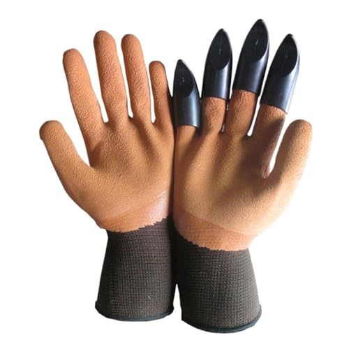 BPABDEITR Gartenhandschuhe mit Krallen Multicolor for Damen und Herren(4 Hand Claw-02) von BPABDEITR