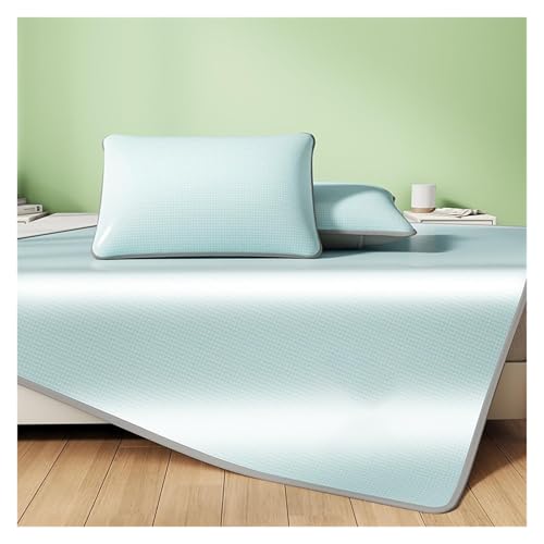 BPABDEITR Kühlendes Bettmatten- und Kissenbezug-Set – Eisseidenstoff, 3er-Pack, mehrere Größen for ultimativen Komfort(200 * 220cm) von BPABDEITR