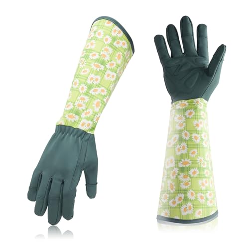BPABDEITR Langärmlige Gartenhandschuhe Mehrfarbig(Chrysanthemum) von BPABDEITR