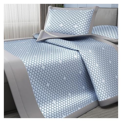 BPABDEITR Rattan-Kühlmatratzenauflage, Sommerschlafmatte mit Kissenbezug, mehrere Größen(180 * 220cm) von BPABDEITR