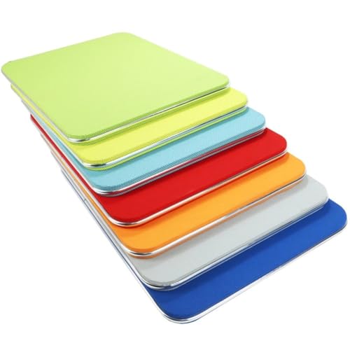 BPABDEITR Schreibtisch-Sichtschutzwand, Schreibtisch-Sichtschutzteiler, Akustikplatte mit 2 Clips, mehrere Größen, Mehrfarbig(Blu,30X80CM) von BPABDEITR