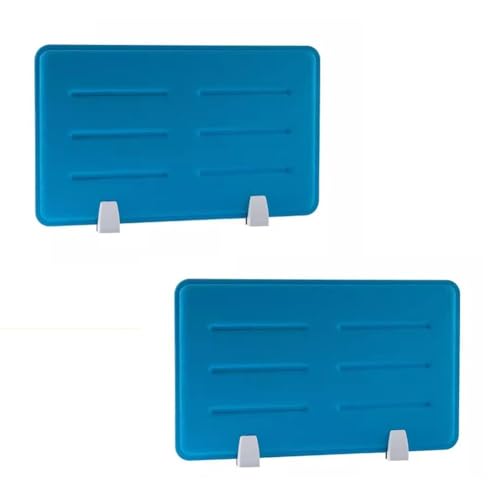 BPABDEITR Schreibtisch-Sichtschutzwand, Sichtschutz for den Schreibtisch, Mehrfarbig, mehrere Größen(Blu,34x58cm) von BPABDEITR