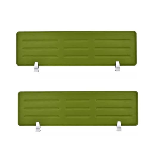 BPABDEITR Schreibtisch-Sichtschutzwand, Sichtschutz for den Schreibtisch, Mehrfarbig, mehrere Größen(Green,34x118cm) von BPABDEITR