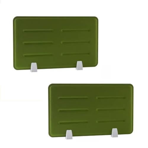 BPABDEITR Schreibtisch-Sichtschutzwand, Sichtschutz for den Schreibtisch, Mehrfarbig, mehrere Größen(Green,34x58cm) von BPABDEITR