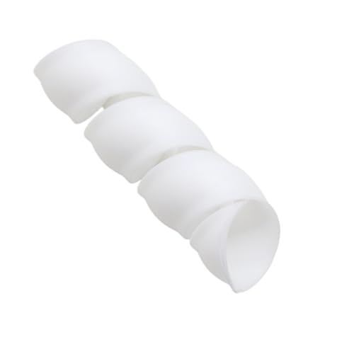 BPABDEITR Spiralkabel-Aufwickel-Organizer, mehrfarbig, mehrere Größen(White,ID 8mm 2 Meters) von BPABDEITR
