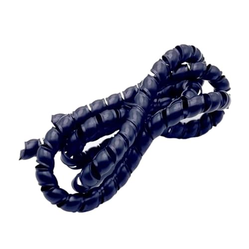 BPABDEITR Spiralkabel- und Draht-Organizer-Hülle, mehrfarbig, mehrere Größen(Black,ID 40mm 2 Meters) von BPABDEITR
