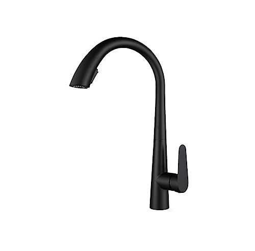 Küchenarmaturen, Ausziehbarer Küchenarmatur an Deck montiert Einhandgriff Warm- und Kaltwasser Multicolor(B2-black) von BPABDEITR