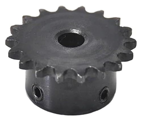 Rollenkettenrad 04C 45 Stahl 11T 12T 13T 15T 16T 17T 20T mit Bohrung 5-18mm(12 Teeth,16mm) von BPABDEITR