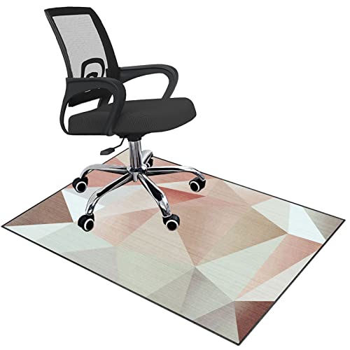 Stuhlmatte für Hartholzboden, Büro Gaming Stuhl Matte for Teppich Hartholz Boden Mehrere Größen Multicolor(G,100 x 140 cm) von BPABDEITR