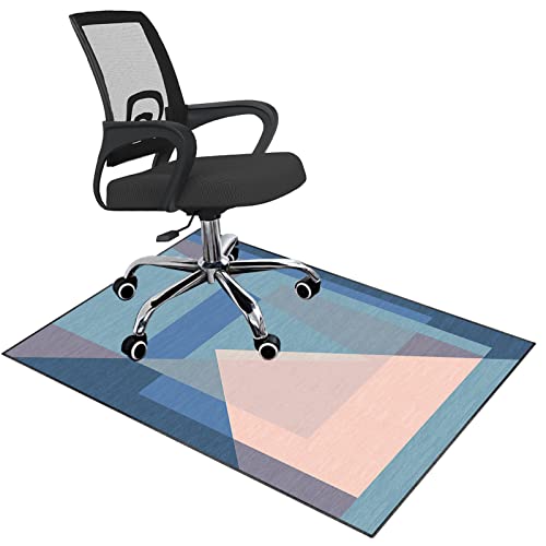 Stuhlmatte für Hartholzboden, Büro Gaming Stuhl Matte for Teppich Hartholz Boden Mehrere Größen Multicolor(J,140 x 160 cm) von BPABDEITR