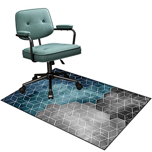 Stuhlmatte für Hartholzboden, Büro- und Gaming-Stuhlmatte, Mehrfarbig, mehrere Größen(I,90 x 120 cm) von BPABDEITR