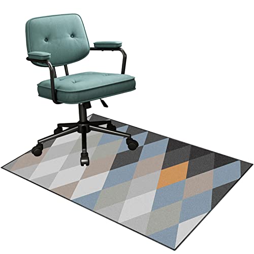 Stuhlmatte für Hartholzboden, Büro- und Gaming-Stuhlmatte, Mehrfarbig, mehrere Größen(J,120 x 140 cm) von BPABDEITR