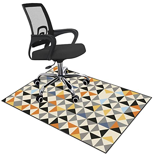 Stuhlmatte für Hartholzboden, Rechteckige Stuhlmatte for Büro-Gaming-Schreibtisch-Computer, Mehrfarbig, mehrere Größen(B,80 x 120 cm) von BPABDEITR