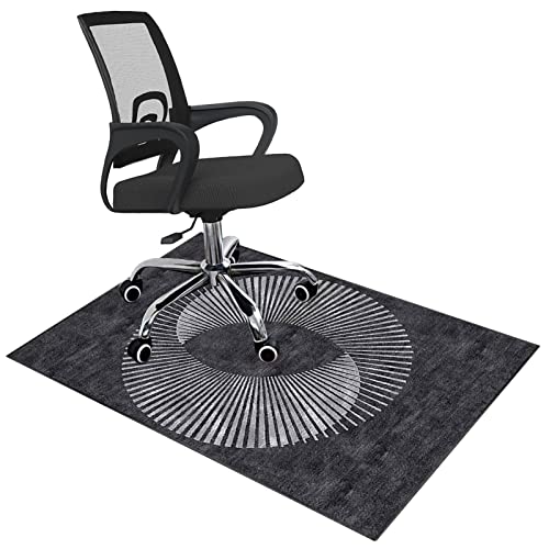 Stuhlmatte für Hartholzboden, Rechteckige Stuhlmatte for Büro-Gaming-Schreibtisch-Computer, Mehrfarbig, mehrere Größen(C,140 x 160 cm) von BPABDEITR