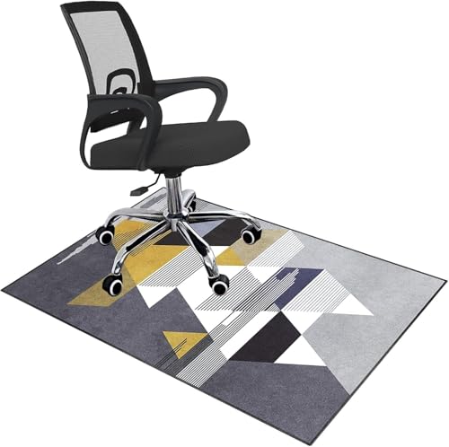 Stuhlmatte für Hartholzboden, Rechteckige Stuhlmatte for Büro-Gaming-Schreibtisch-Computer, Mehrfarbig, mehrere Größen(D,140 x 180 cm) von BPABDEITR