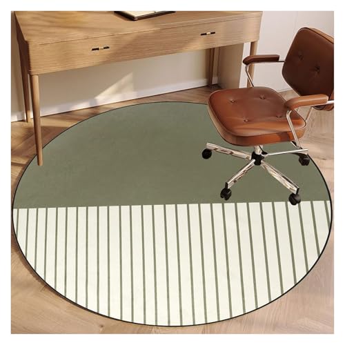 Stuhlmatte für Hartholzboden, Runde Stuhlmatte for Teppichboden, Mehrfarbig(H,120 cm) von BPABDEITR