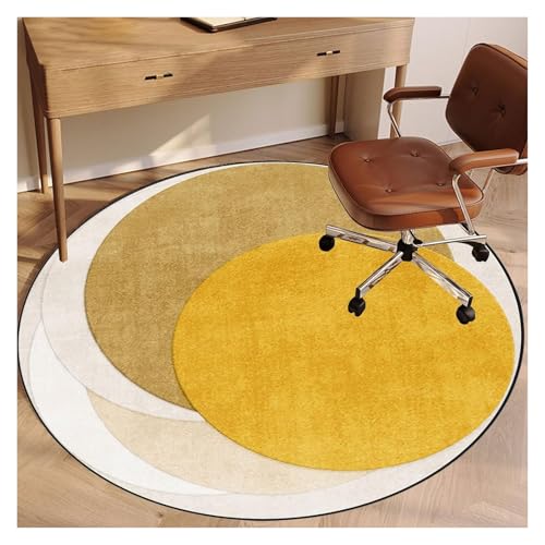 Stuhlmatte für Hartholzboden, Runde Stuhlmatte for Teppichböden, Hartholzböden, Büro, Gaming, mehrere Größen(E,160 cm) von BPABDEITR