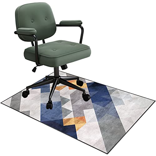 Stuhlmatte für Hartholzboden, Stuhlmatte, Bodenschutzmatte, Polyester, mehrere Größen, Mehrfarbig, 1 Stück(B,140 x 160 cm) von BPABDEITR