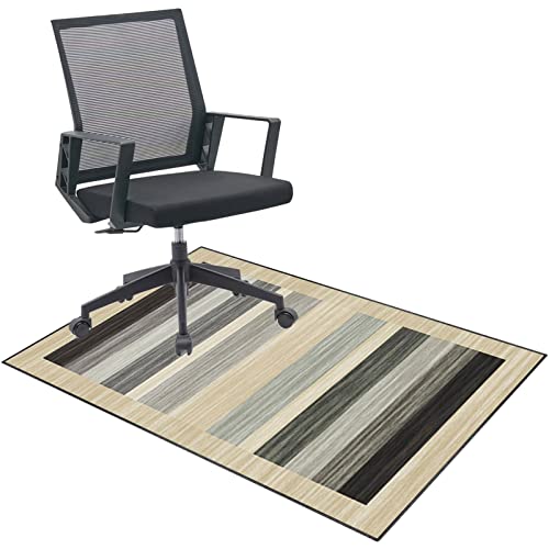 Stuhlmatte für Hartholzboden, Stuhlmatte, Mehrfarbig, mehrere Größen(E,100 x 120 cm) von BPABDEITR