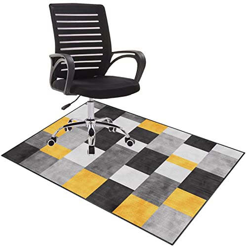 Stuhlmatte für Hartholzboden, Stuhlmatte for Hartholzböden und Teppiche, Mehrfarbig, mehrere Größen(B,140 x 160 cm) von BPABDEITR