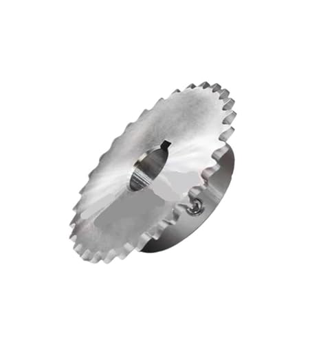 Zahn-Rollen-Kettenrad, Zahnrollenkettenrad 04C 304 Edelstahl 27 Zähne Bohrung 8-20mm(20mm(keyway 6x2.8mm)) von BPABDEITR