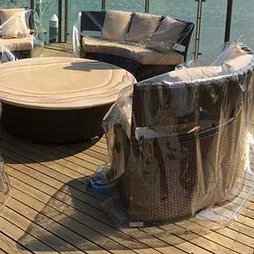 BPILOT Transparente Abdeckung for Gartenmöbel- Draussen Wasserdicht Staubdicht Esszimmerstuhlbezug, Transparent PVC-Abdeckung for Balkon Terrasse Sofa,Anpassbar (Color : Clear Frosted, Size : 80x80 BPILOT Transparente Abdeckung for Gartenmöbel- Draussen Wasserdicht Staubdicht Esszimmerstuhlbezug, Transparent PVC-Abdeckung for Balkon Terrasse Sofa,Anpassbar (Color : Clear Frosted, Size : 80x80 von BPILOT