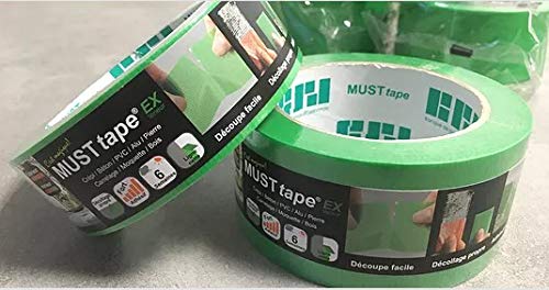 Must Tape Original 50 mm x 25 m – Mehrzweck-Klebeband ist magisch! – sehr starker Kleber, rückstandslos entfernbar, leicht zu schneiden von BPJ