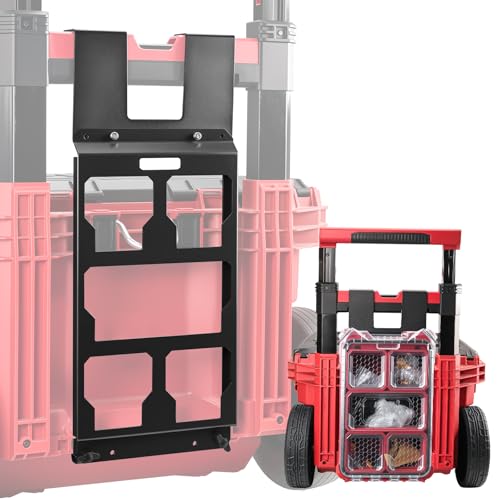 Packout Montageplatte kompatibel mit Milwaukee 48-22-8426 Werkzeugkasten, Befestigung am rollenden Werkzeugkastengriff, Organizer-Halterung für Packout-Werkzeugkastensystem von BPOPO