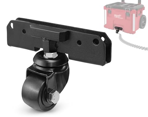 Vorderräder Kompatibel für Milwaukee Packout Rolling Tool Box,Packout Caster Räder Zubehör für Packout Tool Box von BPOPO