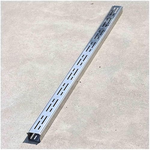 1 Stück Edelstahl-Garten-Entwässerungsgitter – Schlankes Entwässerungskanal-Set for Balkon und Terrasse mit abnehmbaren Gittern(W3.5xH3cmxL1m) von BPQCOFZT