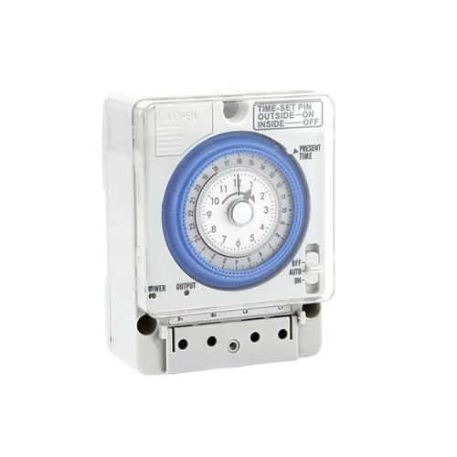1 Stück Mechanischer Analog-Timer TB35N TB388-15A Programmierbares Zeitschaltrelais for die Heim- und Büroautomation(220V) von BPQCOFZT