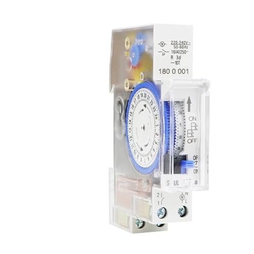 1 Stück SUL-180 Programmierbarer mechanischer Zeitschalter – Digitale Zeitsteuerung for die Heim- und Büroautomation, 220 V(Sul180a With Battery) von BPQCOFZT