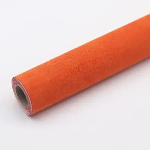 1 Stück elastisches, selbstklebendes Reparaturband aus Wildleder mit Samtgewebe for die Autoinnenausstattung und die Renovierung von Häusern – mehrere verschiedene Größen(Orange,40x150cm) von BPQCOFZT