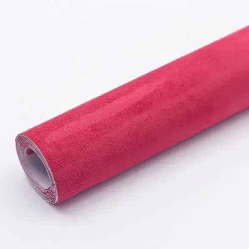 1 Stück elastisches, selbstklebendes Reparaturband aus Wildleder mit Samtgewebe for die Autoinnenausstattung und die Renovierung von Häusern – mehrere verschiedene Größen(Red,20x30cm) von BPQCOFZT