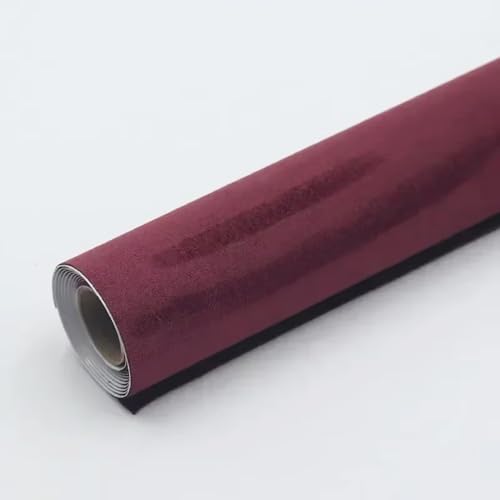 1 Stück elastisches, selbstklebendes Reparaturband aus Wildleder mit Samtgewebe for die Autoinnenausstattung und die Renovierung von Häusern – mehrere verschiedene Größen(Wine Red,50x150cm) von BPQCOFZT