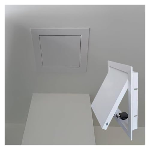 1 Stück robuste weiße Trockenbau-Revisionsklappe mit Magnetverschluss | Leicht zu öffnende Decken- und Wandzugangstür | Anpassbar(40x55cm) von BPQCOFZT