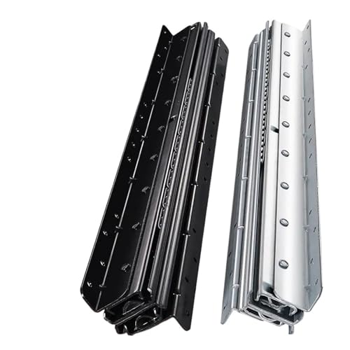 260 lb Unterbau Schubladenschienen - Vollauszug, versteckte Metallschienen für reibungslosen Betrieb(Weiß, 400mm) von BPQCOFZT