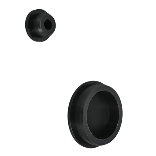 5 Stück schwarze Rundstopfen aus Silikon – elastische Dichtungsstopfen for runde Löcher von 6,8 mm bis 12 mm in experimentellen Instrumenten(7.3mm) von BPQCOFZT
