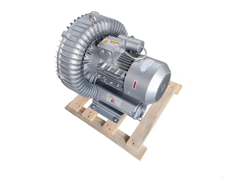 BPQCOFZT 1 Stück 1,5 PS Seitenkanalgebläse for Aquakultur und industrielle Anwendungen – zur Belüftung von Fisch- und Garnelenteichen, Staubentfernung und mehr von BPQCOFZT