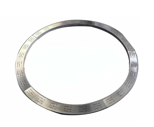 BPQCOFZT 1 Stück Hochleistungs-Abflussabdeckungen aus Edelstahl for gewerbliche Außenentwässerungssysteme – Grabenablaufset aus Edelstahl 304(W15xH5cm Dia4m) von BPQCOFZT