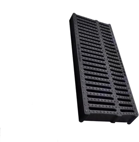 BPQCOFZT 1 Stück rutschfeste, zuschneidbare Gartenentwässerungsgitter – Kanalisationsabdeckung for Einfahrten, Gehwege und Parkplätze im Freien(L 50cm X W30cm X H4cm) von BPQCOFZT