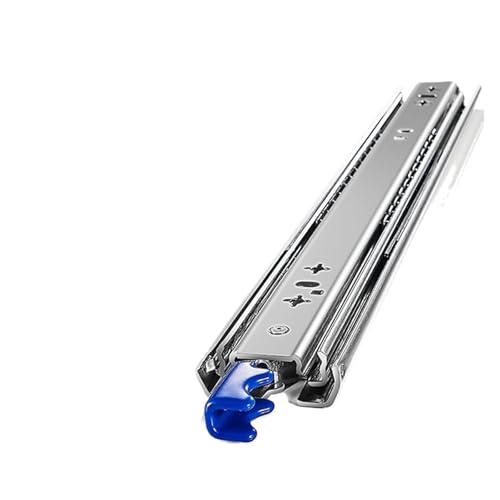 Voll ausziehbare Schubladenschienen mit Schloss - 120 kg Tragfähigkeit, leichtgängige Kugellager - 1 Paar(600mm) von BPQCOFZT