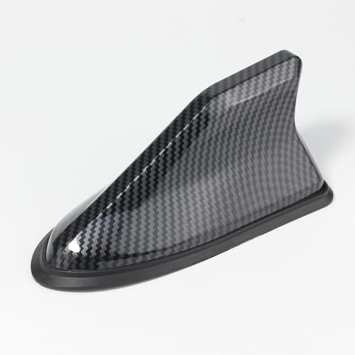 BPQYSBLD Auto Haifischflossen Shark Fin Antenne für Peugeot 207 CC Coupe Cabrio 2007-2021 2022 2023 2024 2025 Dachantenne Radiosignalantenne Aerial Abdeckung Zubehör,Carbonfiberstyle von BPQYSBLD
