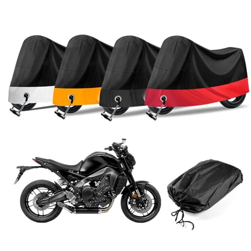 BPQYSBLD Motorradabdeckung für Honda CRF250M CRF 250M 2012 2013-2020 2021 2022 2023 2024 Wasserdicht Motorrad Abdeckplane Regen UV-Schutz Outdoor Zubehör,Redstyle von BPQYSBLD