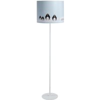 F-600-60 Kinderzimmerlampe Stehleuchte sweet dreams 1xE27 max.40W pvc mit UV-Farbdruck weiß, mehrfarbig H:150cm Ø40cm mit Fußtrittschalter - Bps von BPS KONCEPT