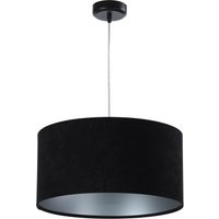 Esstisch Hängelampe Schwarz Silber Stoff Retro von BPS Koncept
