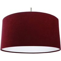 Hängeleuchte Esstisch Innenlampe Ø40cm Rot Weiß Stoff von BPS Koncept